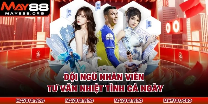 Đội ngũ nhân viên tư vấn nhiệt tình cả ngày